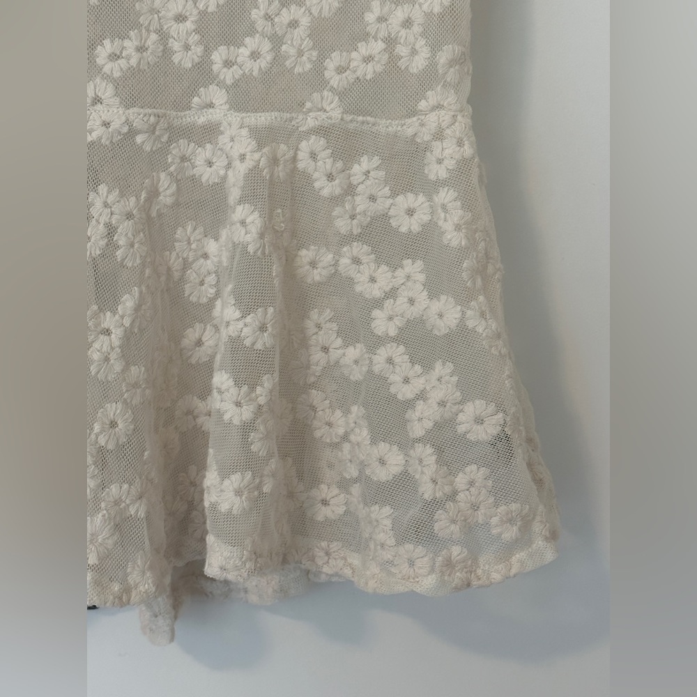 Lace peplum